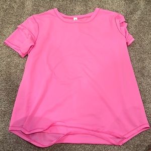 Lululemon high neck running and training T-shirt